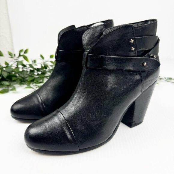 Rag & Bone Harrow Ankle Boots/ Booties black size 7.5 - Picture 2 of 10